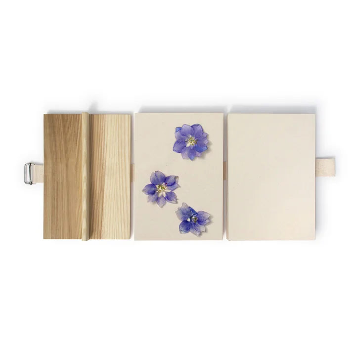 side by side - Blütenpresse A5, Natur