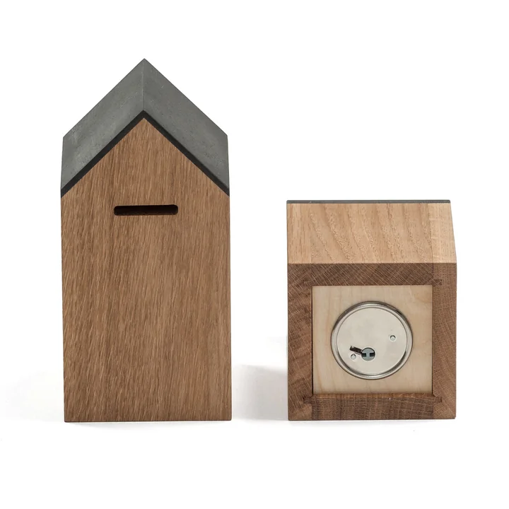 side by side - Sparhaus, groß, 155 x 80 cm, Eiche geölt