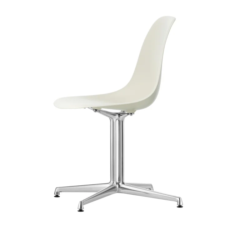 Vitra - Eames Plastic Side Chair DSL RE, poliert / kieselstein
