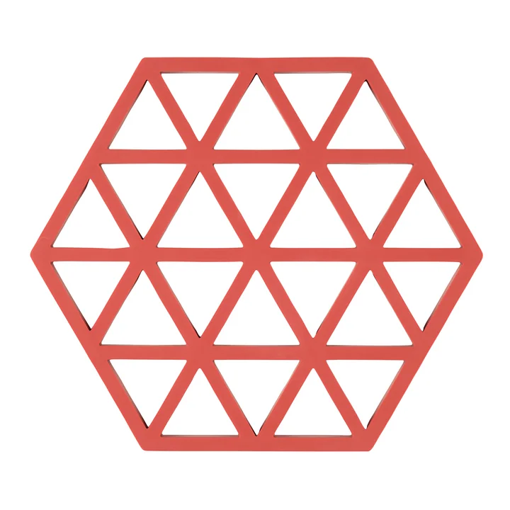 Zone Denmark - Triangle Untersetzer, 16 x 14 cm, burned red