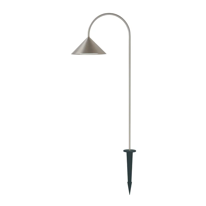Frandsen - Grasp LED Akku-Außenleuchte mit Erdspieß, edelstahl gebürstet