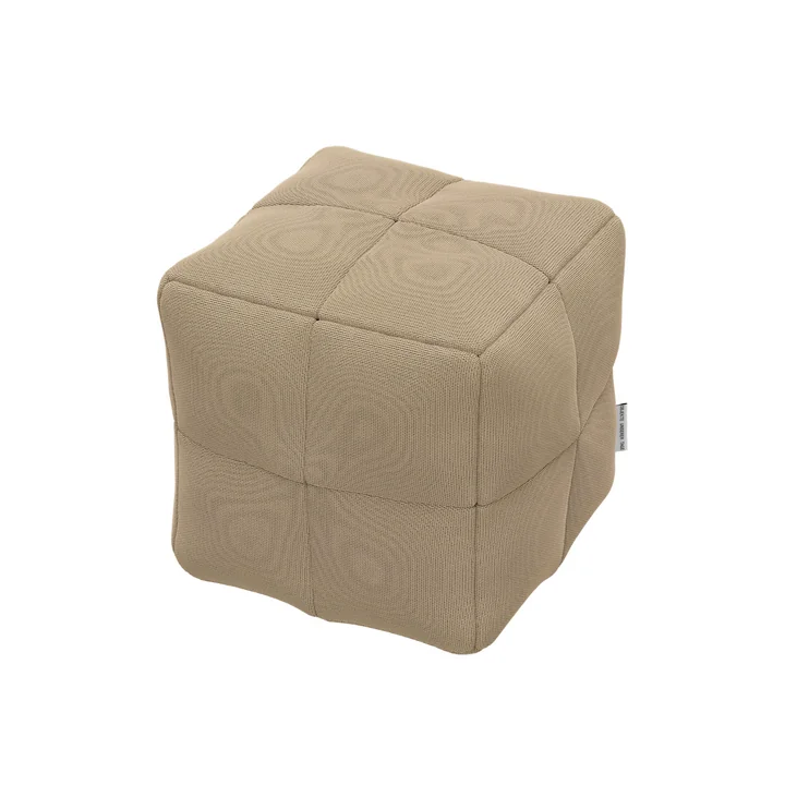 OUT Objekte unserer Tage - Henn Cube Kissen, 32 x 32 x 32 cm, beige (Autumn 0221 by Kvadrat)