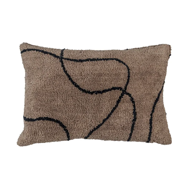 Mette Ditmer - Shadow Kissenbezug, getuftet, 40 x 60 cm, braun