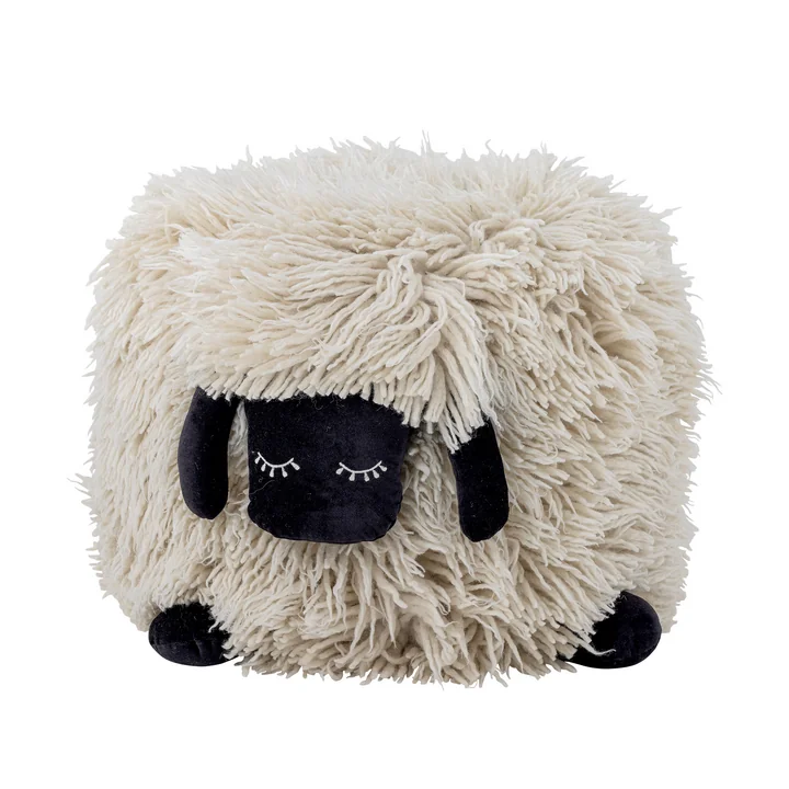 Bloomingville Mini - Dolly Pouf, 50 x 45 cm, weiß