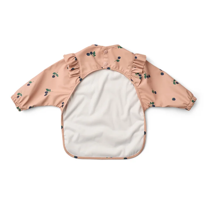 LIEWOOD - Merle Ruffle Cape Lätzchen, berry / pale tuscany