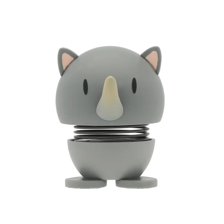 Hoptimist - Soft Rhino, Small, grau