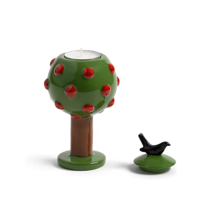 andklevering - Haines Teelichthalter, H 16 cm, spring