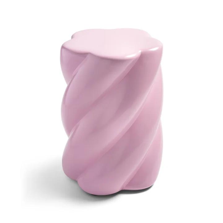 andklevering - Marshmallow Hocker, 45 x Ø 33 cm, pink
