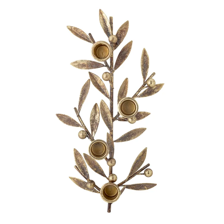 Bloomingville - Mirabel Kerzenständer, 31 x 7,5 x 16,5 cm, gold