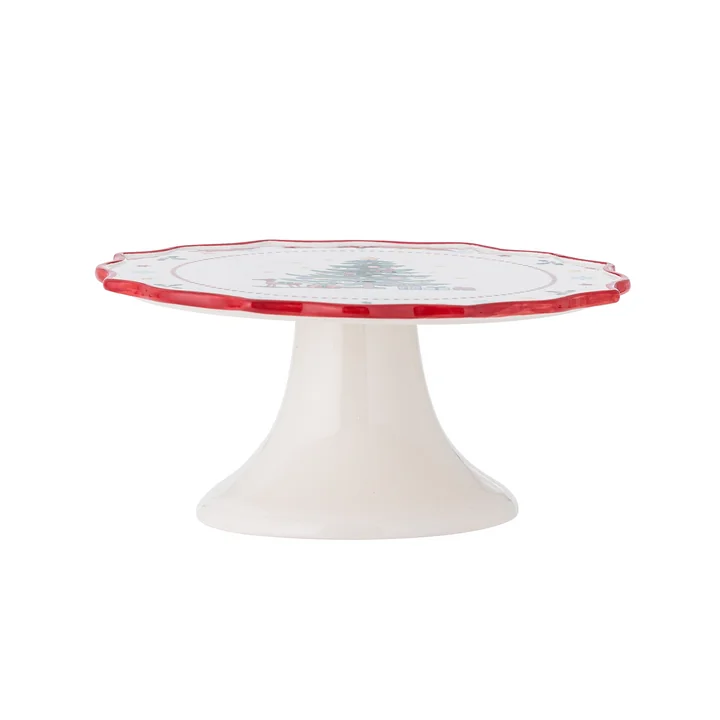 Bloomingville - Naive Kuchenteller, Ø 21 x H 9 cm, rot