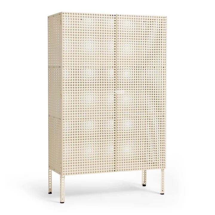 HAY - Perforated Cabinet L, eggshell