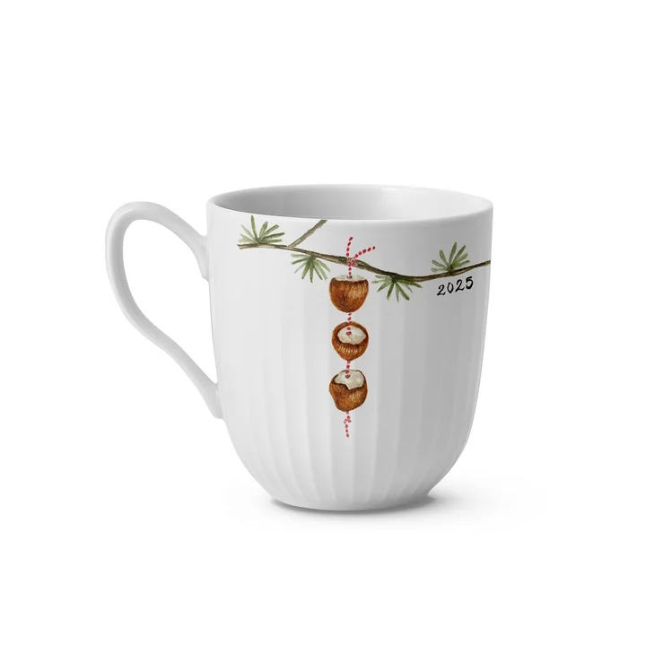 Kähler Design - Hammershøi Christmas 2025 Becher mit Henkel, 33 cl, weiß
