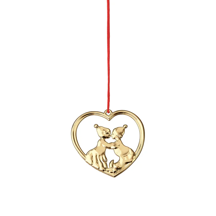 Rosendahl - Kissing Elves Anhänger H 6,5 cm, gold