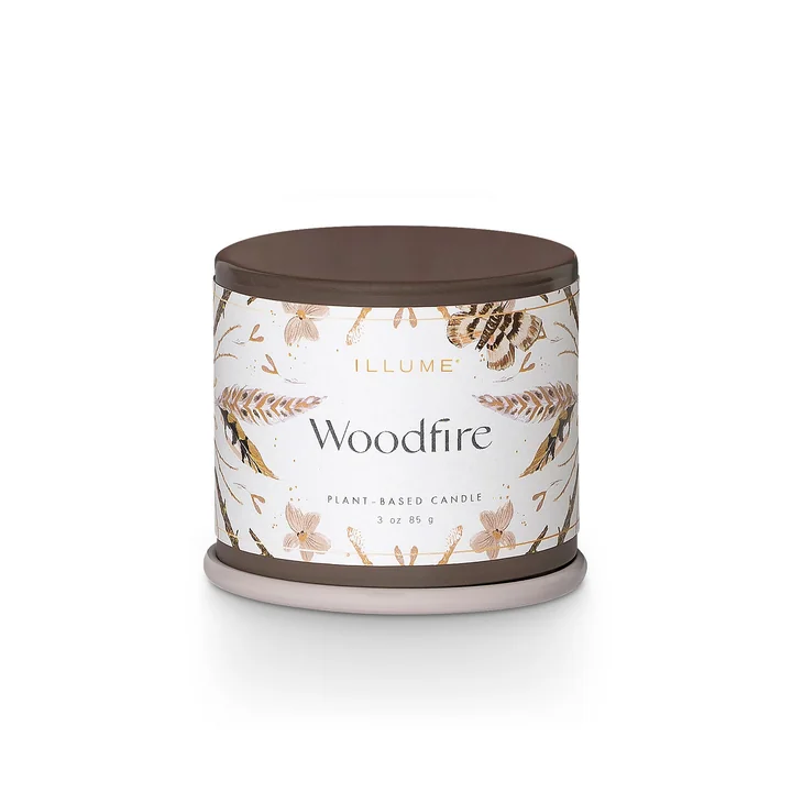 Bloomingville - ILLUME Demi Vanity Tin Duftkerze, Woodfire