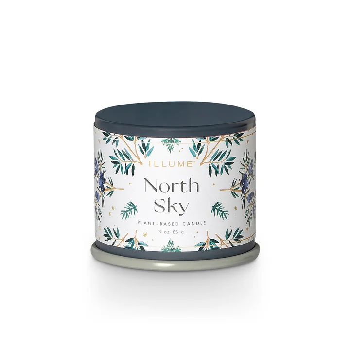 Bloomingville - ILLUME Demi Vanity Tin Duftkerze, North Sky