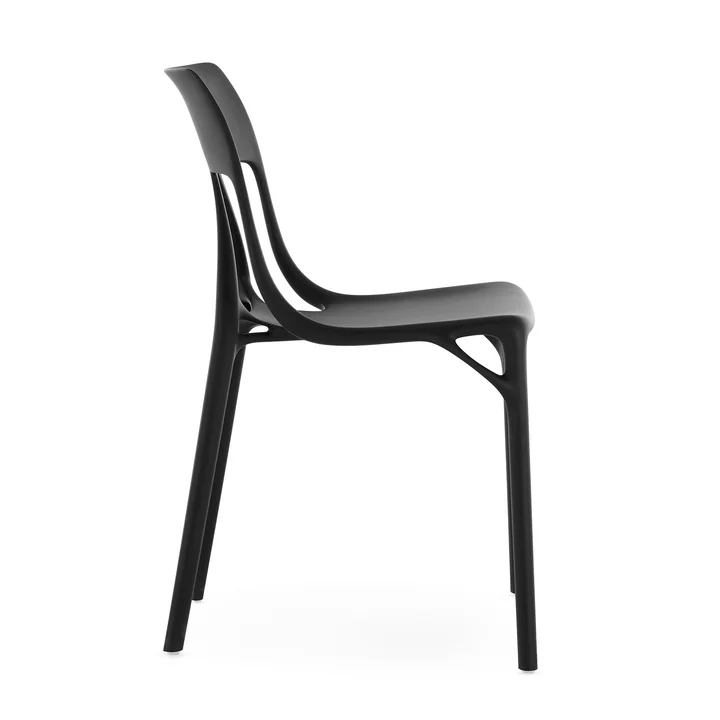 Kartell - A.I. Lite Stuhl, schwarz