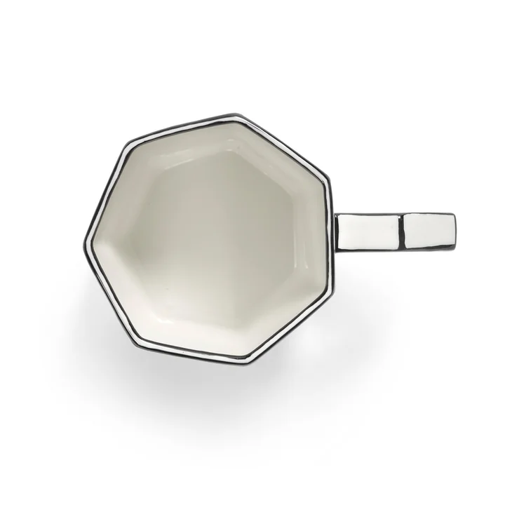 Serax - Carte Blanche Teetasse, weiß / schwarz 