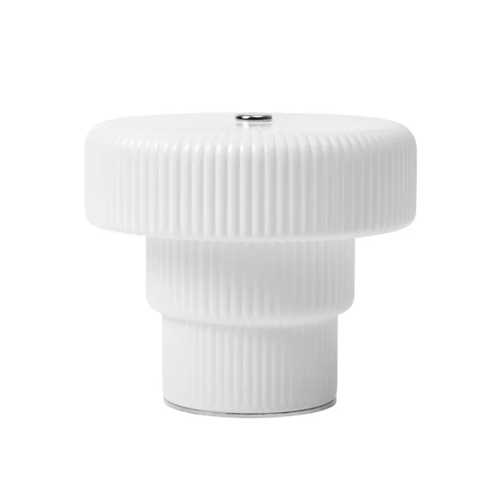 Ferm Living - Ripple LED Akku-Leuchte, weiß