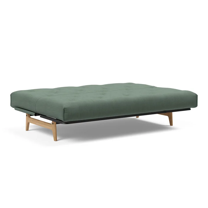 Innovation Living - Aslak 140 Schlafsofa, 200 x 81 cm, grün (518 Elegance Green)