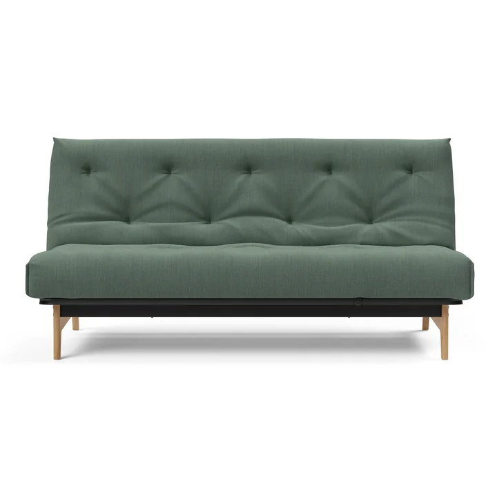 Innovation Living - Aslak 140 Schlafsofa, 200 x 81 cm, grün (518 Elegance Green)