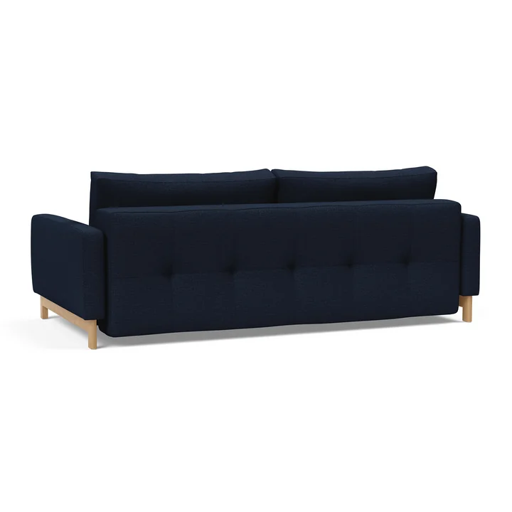 Innovation Living - Pyxis D.E.L Schlafsofa, dunkelblau (Stoff 528 Mixed Dance)