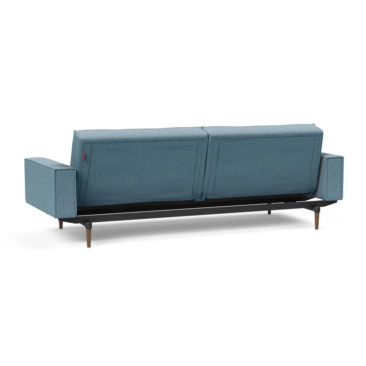 Innovation Living - Splitback Styletto Schlafsofa mit Armlehnen, hellblau (525 Mixed Dance)