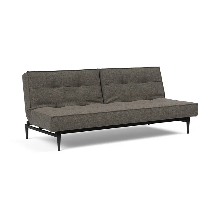 Innovation Living - Splitback Styletto Schlafsofa, dunkelgrau (216 Flashtex)