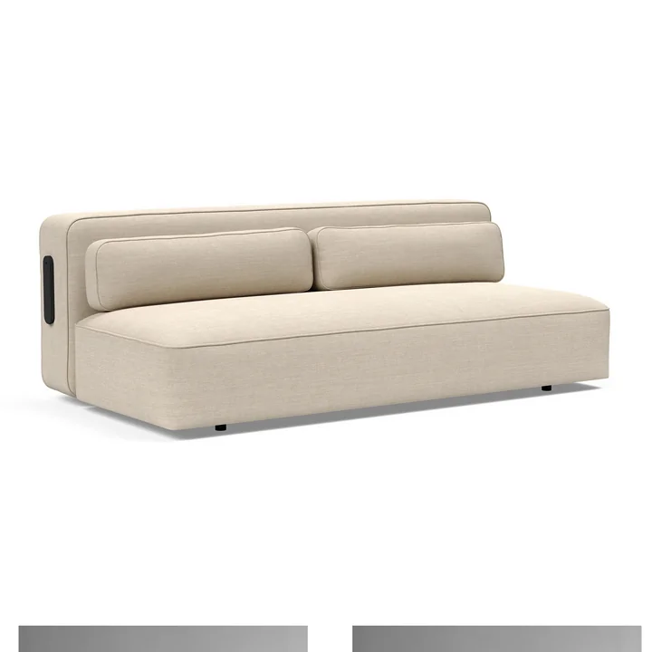 Innovation Living - Yonata Schlafsofa, 207 x 110 cm, latte (586 Phobos)