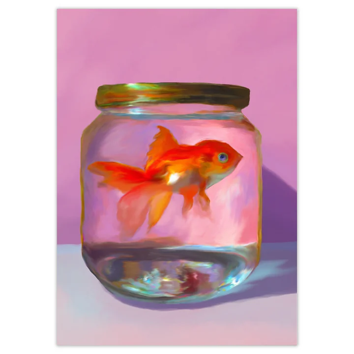 Paper Collective - Fish Poster, 100 x 140 cm