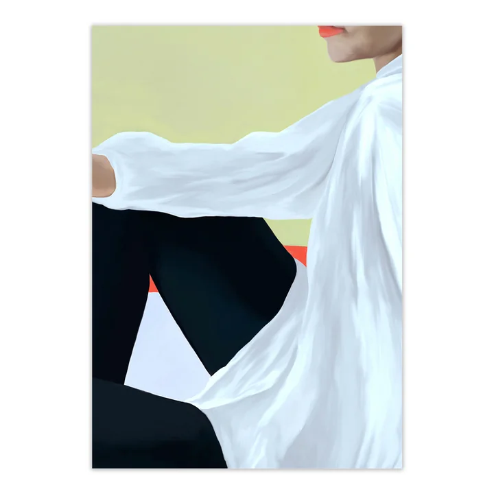 Paper Collective - White Shirt Poster, 70 x 100 cm