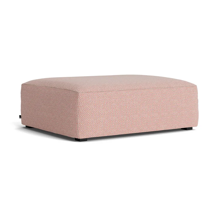 HAY - Mags Soft Ottoman S02 (S), rot-weiß (Tartaglia 861) / Nähte: beige
