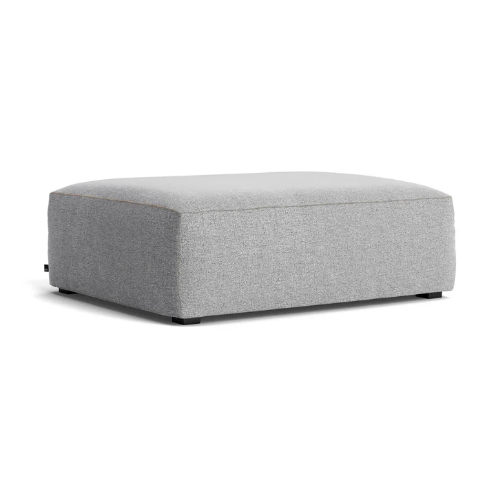 HAY - Mags Soft Ottoman S02 (S), hellgrau (Hallingdal 130) / Nähte: beige