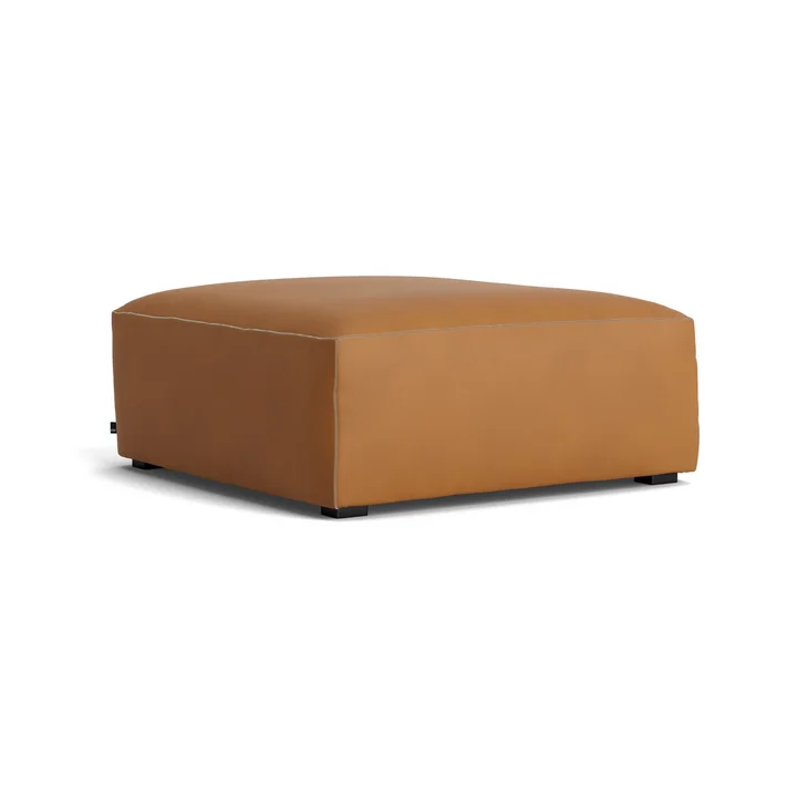 HAY - Mags Soft Ottoman S01 (XS), cognac (Sense) / Nähte: beige