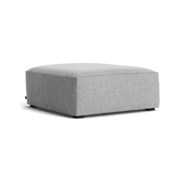 HAY - Mags Soft Ottoman S01 (XS), hellgrau (Hallingdal 130) / Nähte: beige