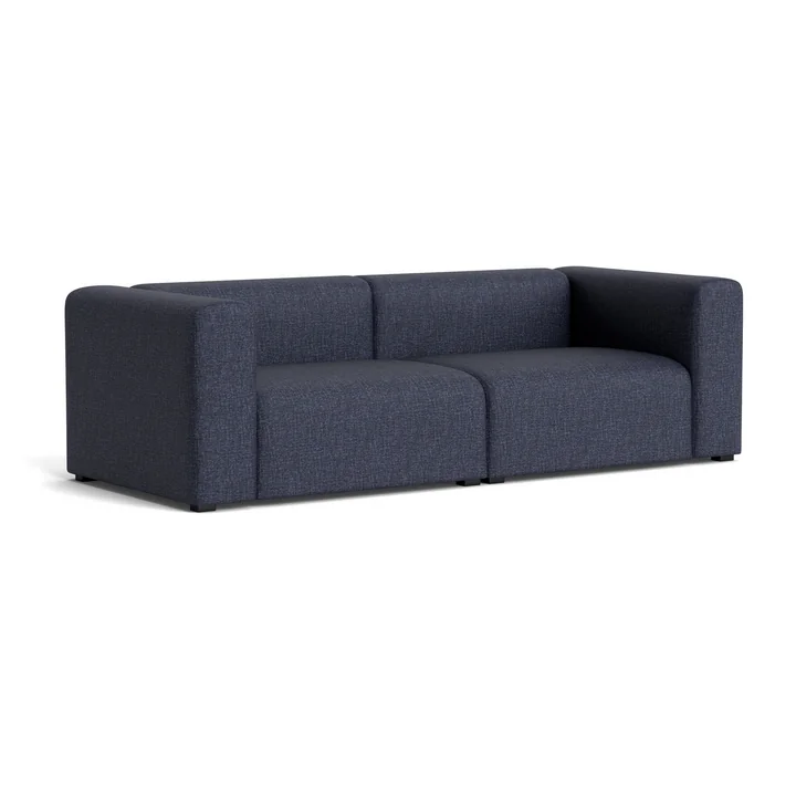 HAY - Mags Sofa 2,5-Sitzer, Kombination 1, dunkelgrau (Overlap 03)