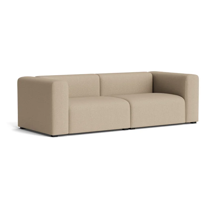 HAY - Mags Sofa 2,5-Sitzer, Kombination 1, warm grey (Maglia)
