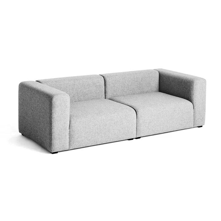 HAY - Mags Sofa 2,5-Sitzer, Kombination 1, hellgrau (Hallingdal 130)