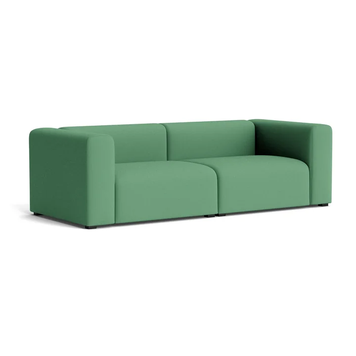 HAY - Mags Sofa 2,5-Sitzer, Kombination 1, grün (Steelcut 3 932)