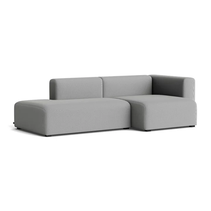 HAY - Mags Sofa 2,5 Sitzer, Kombination 3, Armlehne rechts / grau (Steelcut Trio 133)