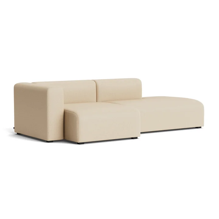 HAY - Mags Sofa 2,5 Sitzer, Kombination 3, Armlehne links / beige (Hallingdal 220)