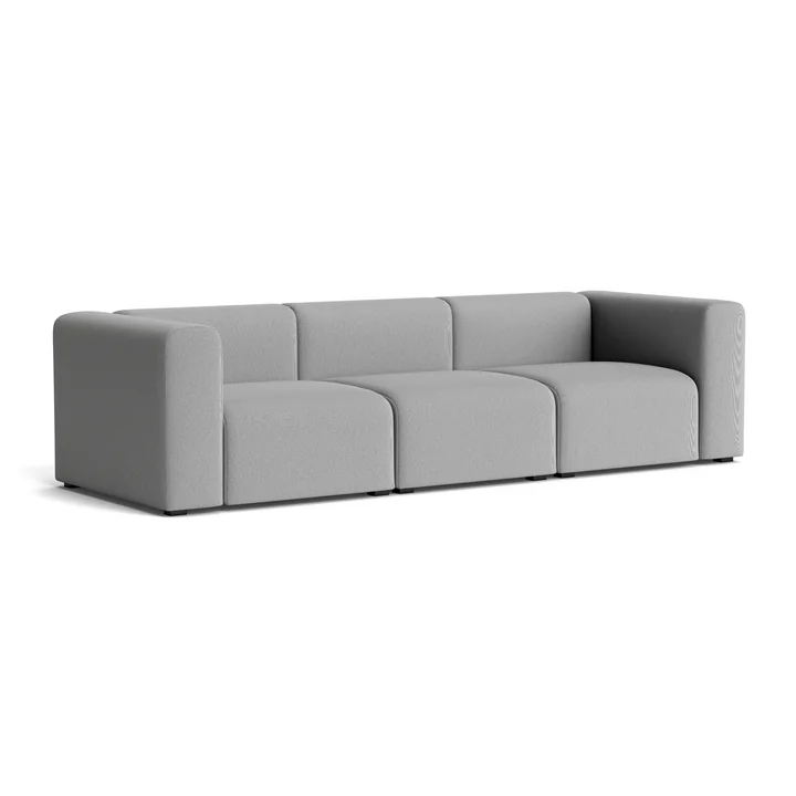 HAY - Mags Sofa 3-Sitzer, Kombination 1, grau (Steelcut Trio 133)