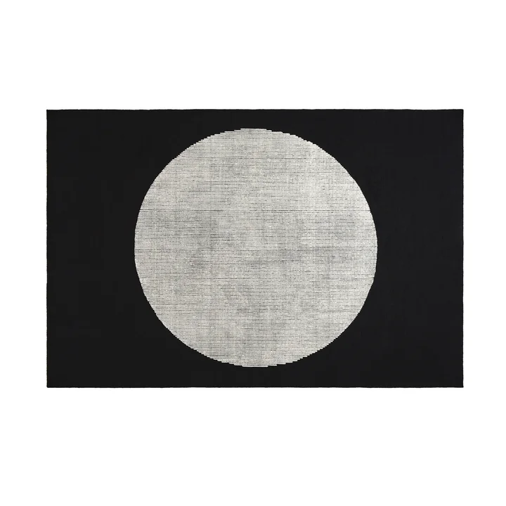 Tom Dixon - Disc Teppich, 200 x 300 cm, schwarz