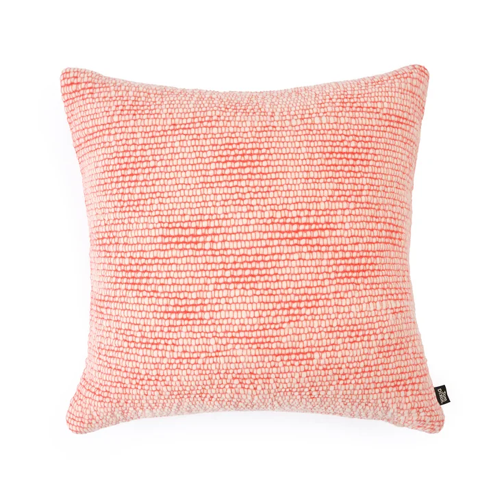 Tom Dixon - Thread Kissen, 50 x 50 cm, orange / weiß