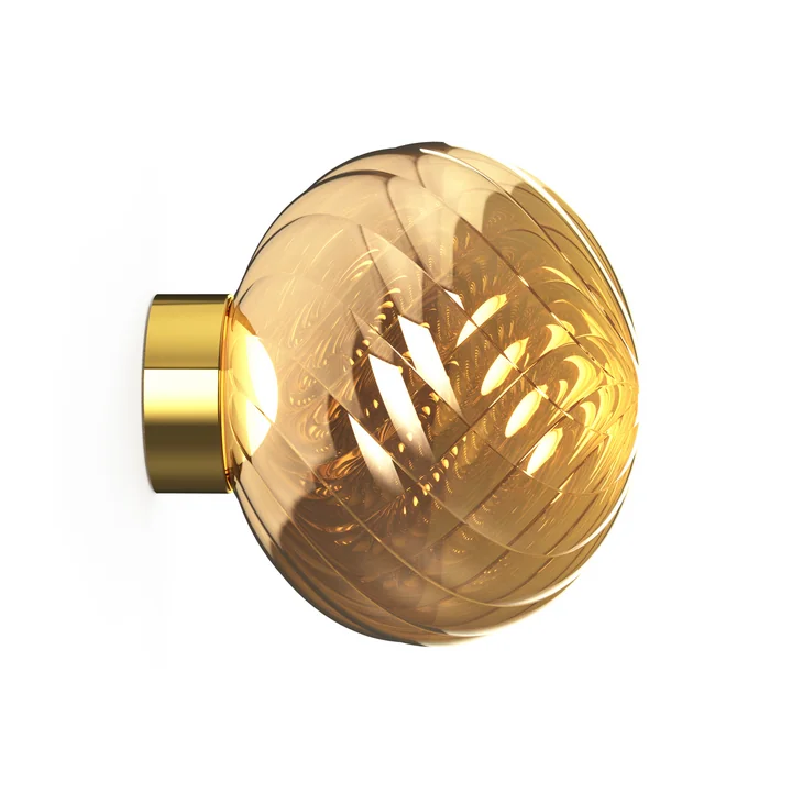 Tom Dixon - Whirl LED Wandleuchte / Deckenleuchte, gold