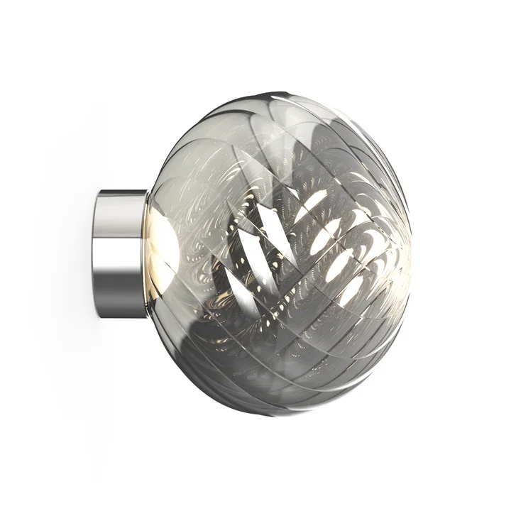 Tom Dixon - Whirl LED Wandleuchte / Deckenleuchte, silber