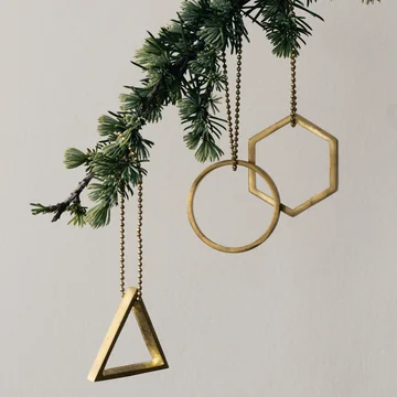 Ferm Living - Messing-Ornamente