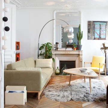 Wohnzimmer der 50er Jahre