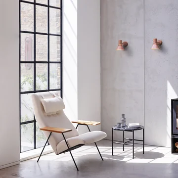 Type 80 Wandleuchte, Rose Pink von Anglepoise im Wohnzimmer