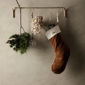 Weihnachtsstrumpf Samt von Ferm Living