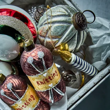 House Doctor - Candle Ornamente, blau